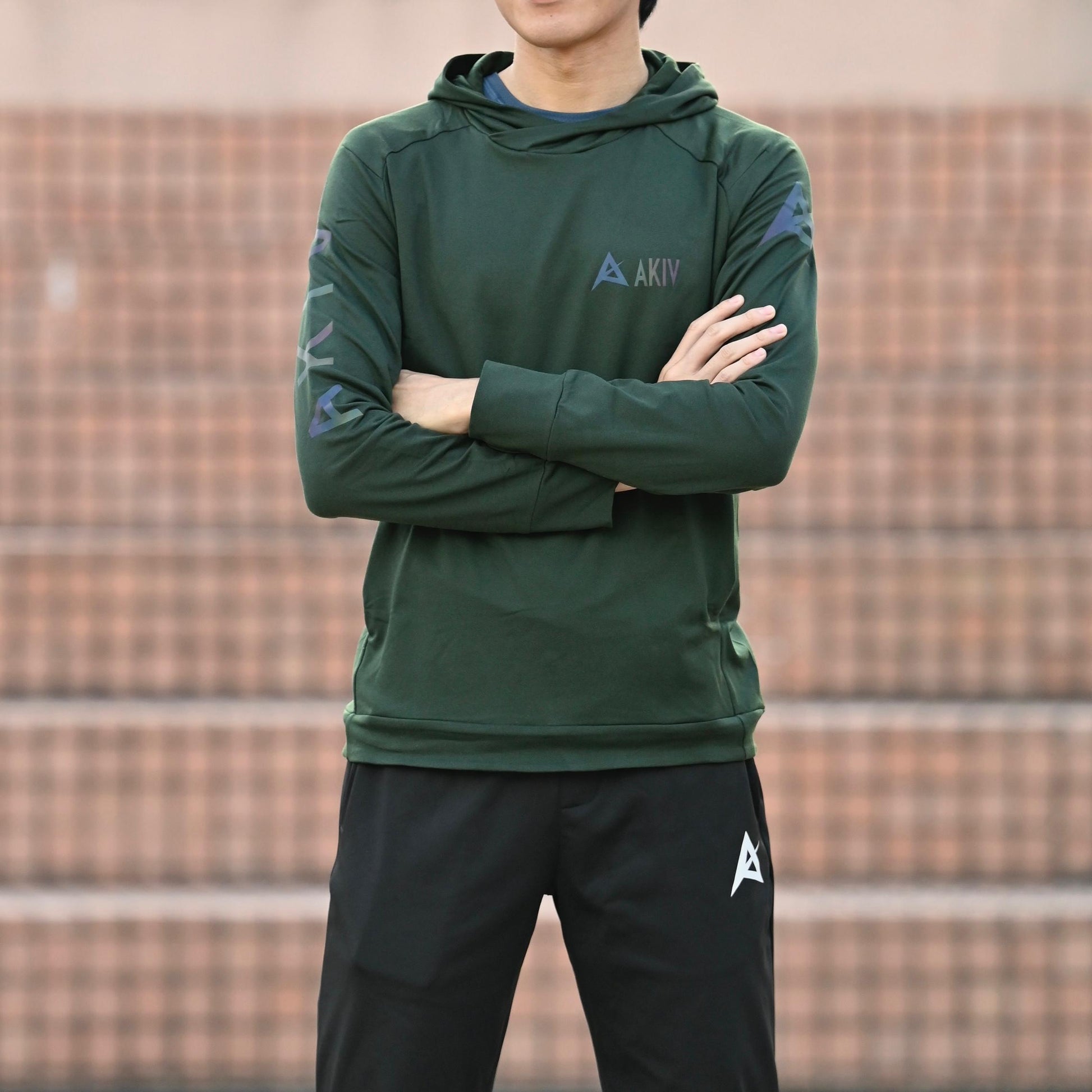 AKIV ProDry Thin Thermal Runner’s Hoodies with Finger Loops Unisex | Dark Green
AKIV 精英速乾保暖拇指環連帽訓練上衣男女款 | 深綠色