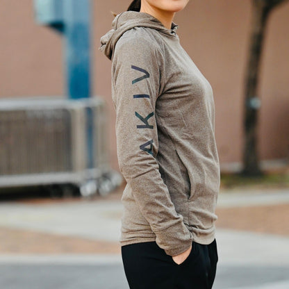 AKIV ProDry Thin Thermal Runner’s Hoodies with Finger Loops Unisex | Khaki
AKIV 精英速乾保暖拇指環連帽訓練上衣男女款 | 卡其