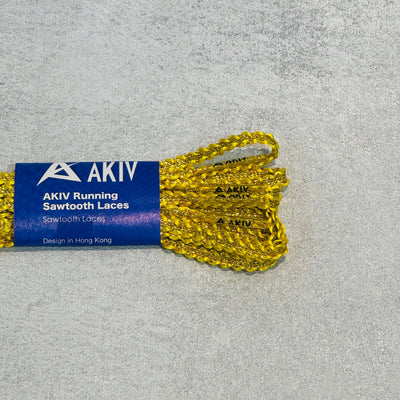 AKIV Running Sawtooth Laces | Special Edition Gold
AKIV 跑步鋸齒鞋帶 | 特别版流金