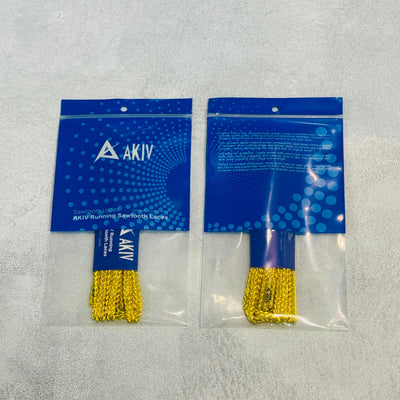 AKIV Running Sawtooth Laces | Special Edition Gold
AKIV 跑步鋸齒鞋帶 | 特别版流金