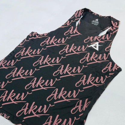 AKIV Spark Reflective Breathable Running Singlet Unisex | Pink