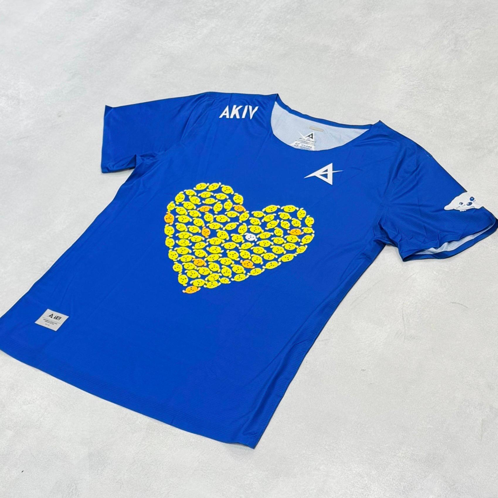 AKIV Ultralight Training Barry Running Tech Blue T-Shirt Unisex | Yellow
AKIV 超輕訓練Barry 跑心技術藍色T恤男女款 | 黃色