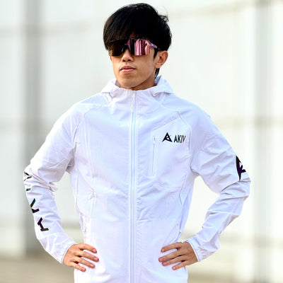 AKIV Running Breathable Waterproof Jacket Unisex | White
AKIV跑步透氣防水風褸男女款 | 白色