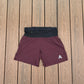 【Vintage Red】AKIV FLUX RED  2-in-1 Multi-Pocket Running Shorts (Unisex) -  Inner Tights Version