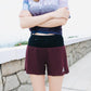 【Vintage Red】AKIV FLUX RED Multi-Pocket 2-in-1 Running Shorts (Women) - Inner Tights Version