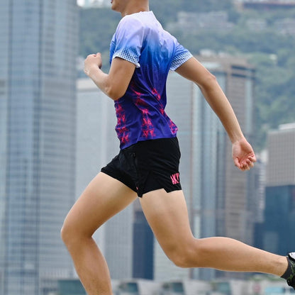 【屯門牛】2-in-1 Trail Running Shorts Unisex | Inner Tight | Black