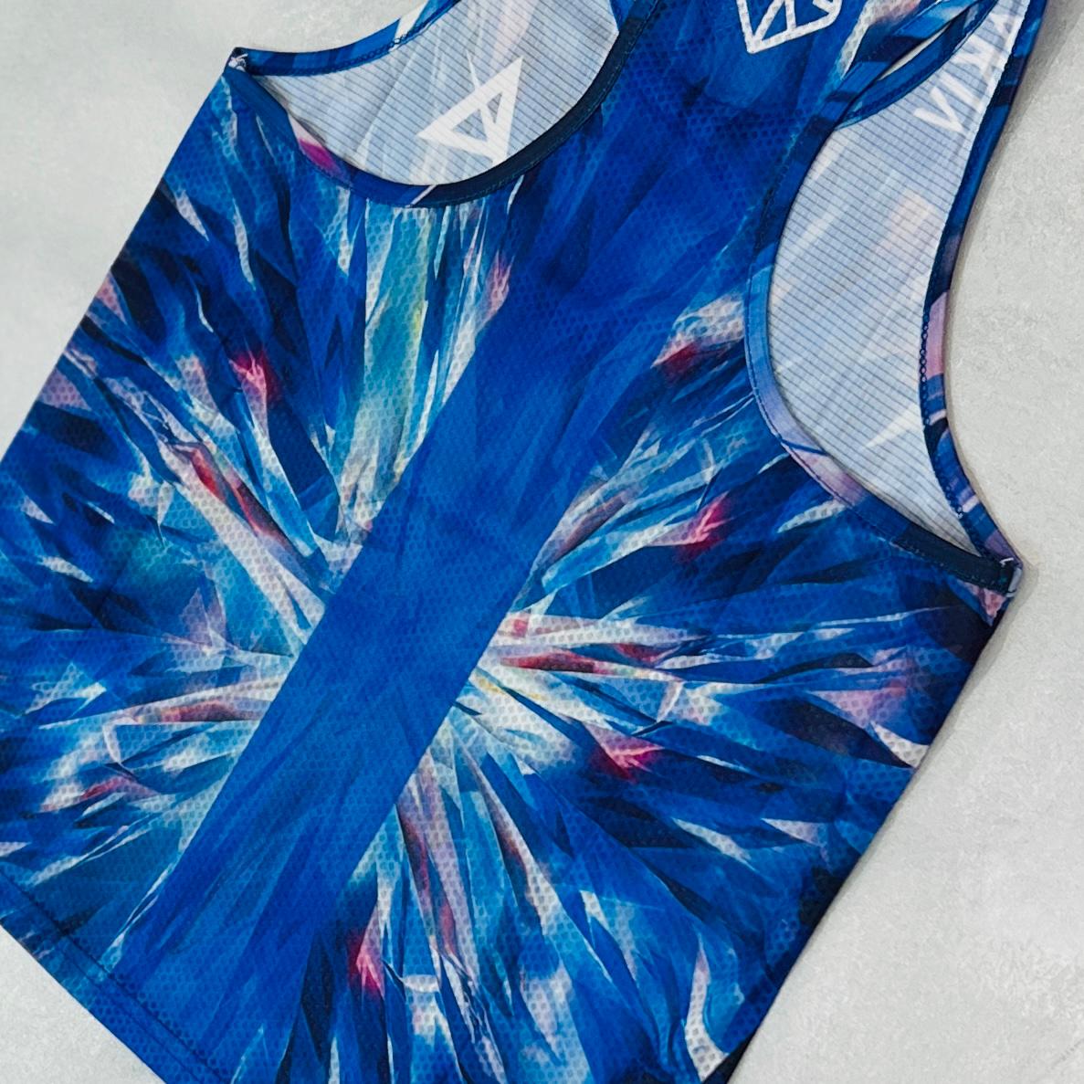 AKIV Racing Singlet Kids | Blue Diamond AKIV 比賽背心童裝 | 藍鑽