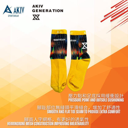 AKIV High-Cut Light Cushion Running Socks Unisex | Free Size | Generation X
AKIV 高筒輕氣墊跑步襪男女款 | 均碼 | Generation X