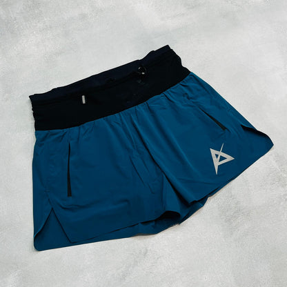 AKIV 2-in-1 Trail Running Shorts Women | Inner Tight | Blue
AKIV 多功能越野跑褲女款 | 平腳內膽版 | 藍色