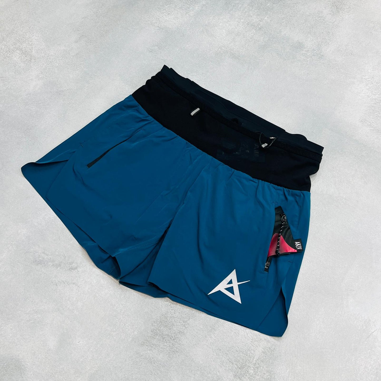 AKIV 2-in-1 Trail Running Shorts Unisex | Inner Tight | Blue