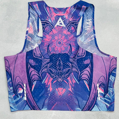 AKIV Elite Top Women | The Bat and the Devil's Power | Purple
AKIV 精英比賽短版背心女裝 | 蝙蝠與魔鬼 | 紫色