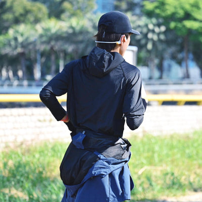 AKIV Running Thin Style Hoodie Unisex | Black