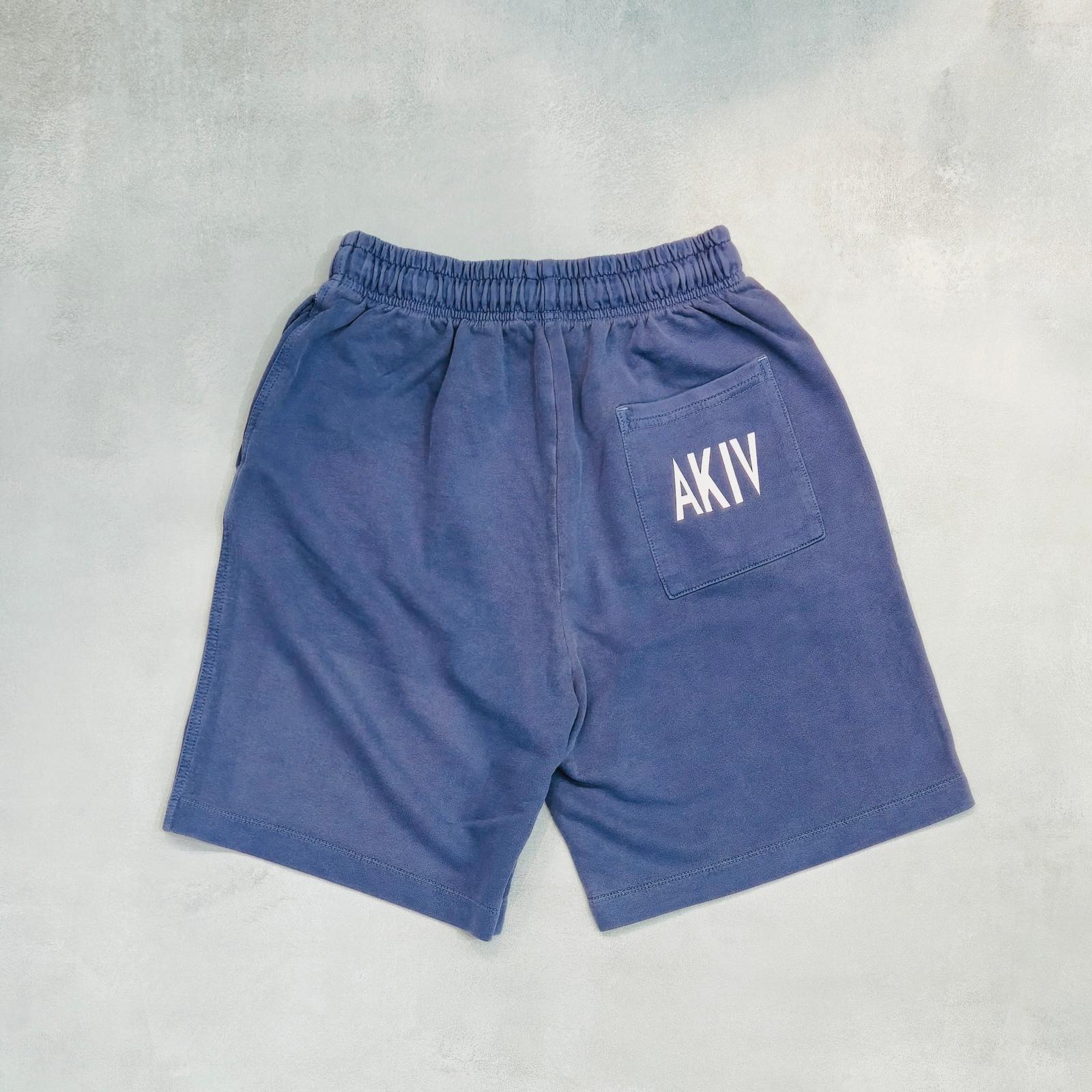 AKIV Casual Shorts Unisex | Dazzling Dye | Denim Blue
AKIV 休閑褲男女款 | 炫染 | 洗水藍色