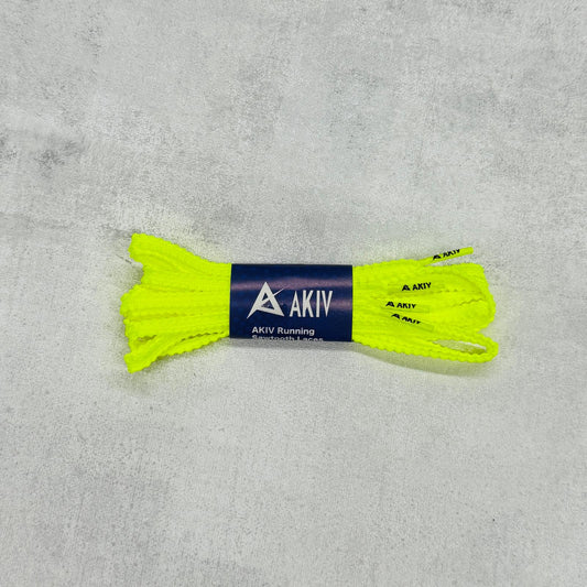 AKIV Running Sawtooth Laces | Fluorescent Yellow
AKIV 跑步鋸齒鞋帶 | 螢光黃色