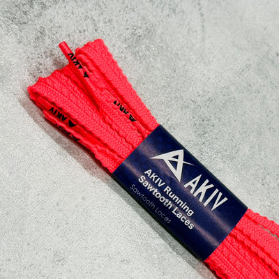 AKIV Running Sawtooth Laces | Fluorescent Pink
AKIV 跑步鋸齒鞋帶 | 螢光粉紅色