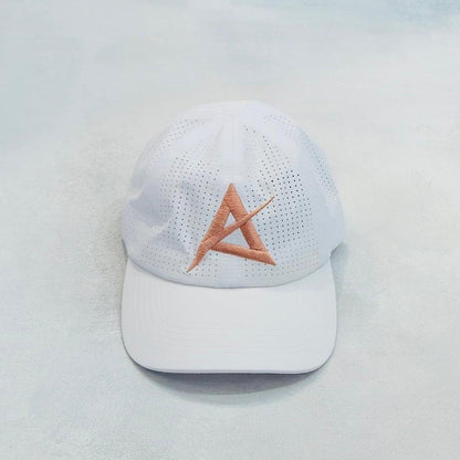 AKIV Running Pro White Cap | Embroidery Rose Gold A Edition
AKIV 輕盈透汗白色運動帽 | 刺繡玫瑰金A版