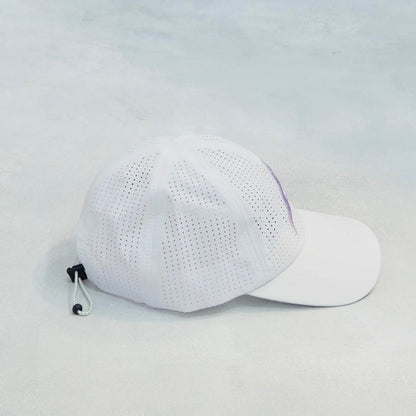 AKIV Running Pro White Cap | Embroidery Light Purple A Edition
AKIV 輕盈透汗白色運動帽 | 刺繡淺紫色A版