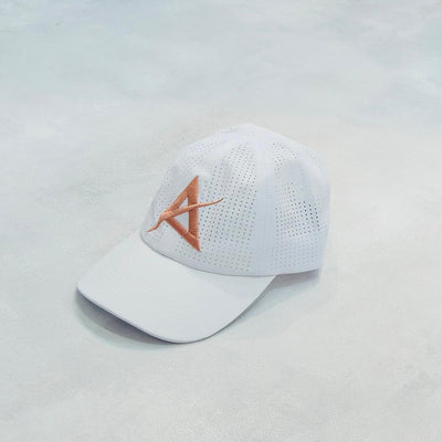 AKIV Running Pro White Cap | Embroidery Rose Gold A Edition
AKIV 輕盈透汗白色運動帽 | 刺繡玫瑰金A版