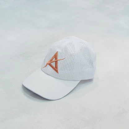 AKIV Running Pro White Cap | Embroidery Rose Gold A Edition
AKIV 輕盈透汗白色運動帽 | 刺繡玫瑰金A版