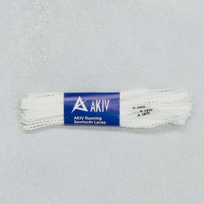 AKIV Running Sawtooth Laces | White
AKIV 跑步鋸齒鞋帶 | 白色
