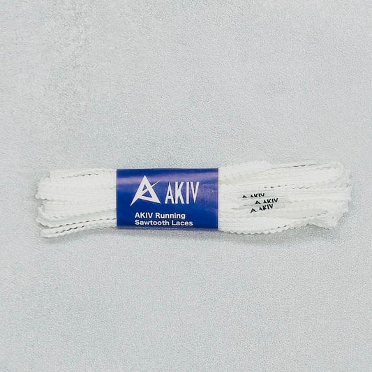 AKIV Running Sawtooth Laces | White
AKIV 跑步鋸齒鞋帶 | 白色