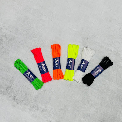 AKIV 跑步鋸齒鞋帶 | 螢光粉紅色