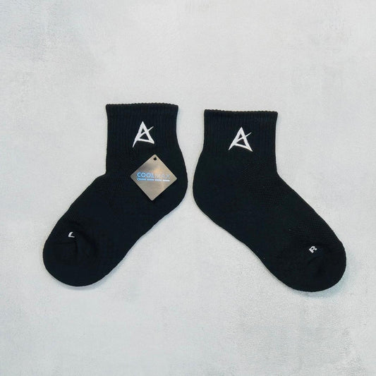 AKIV Mid-Cut Coolmax Running Socks Unisex | Free Size | Black
AKIV 中筒Coolmax跑步襪男女款 | 均碼 | 黑色