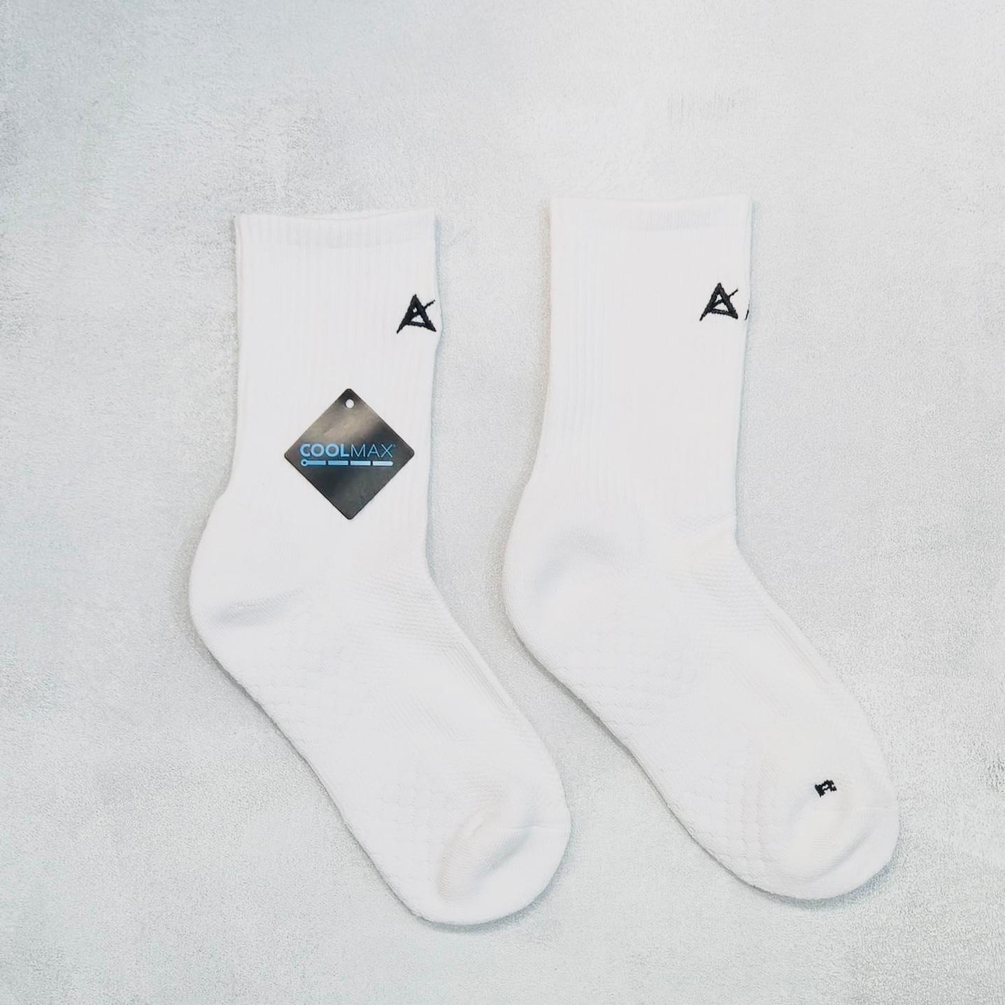 AKIV High-Cut Coolmax Running Socks Unisex | Free Size | White
AKIV 高筒Coolmax跑步襪男女款 | 均碼 | 白色