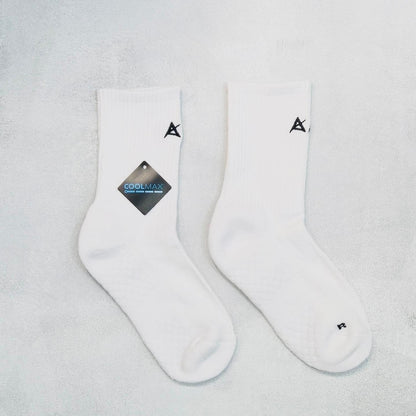 AKIV High-Cut Coolmax Running Socks Unisex | Free Size | White
AKIV 高筒Coolmax跑步襪男女款 | 均碼 | 白色