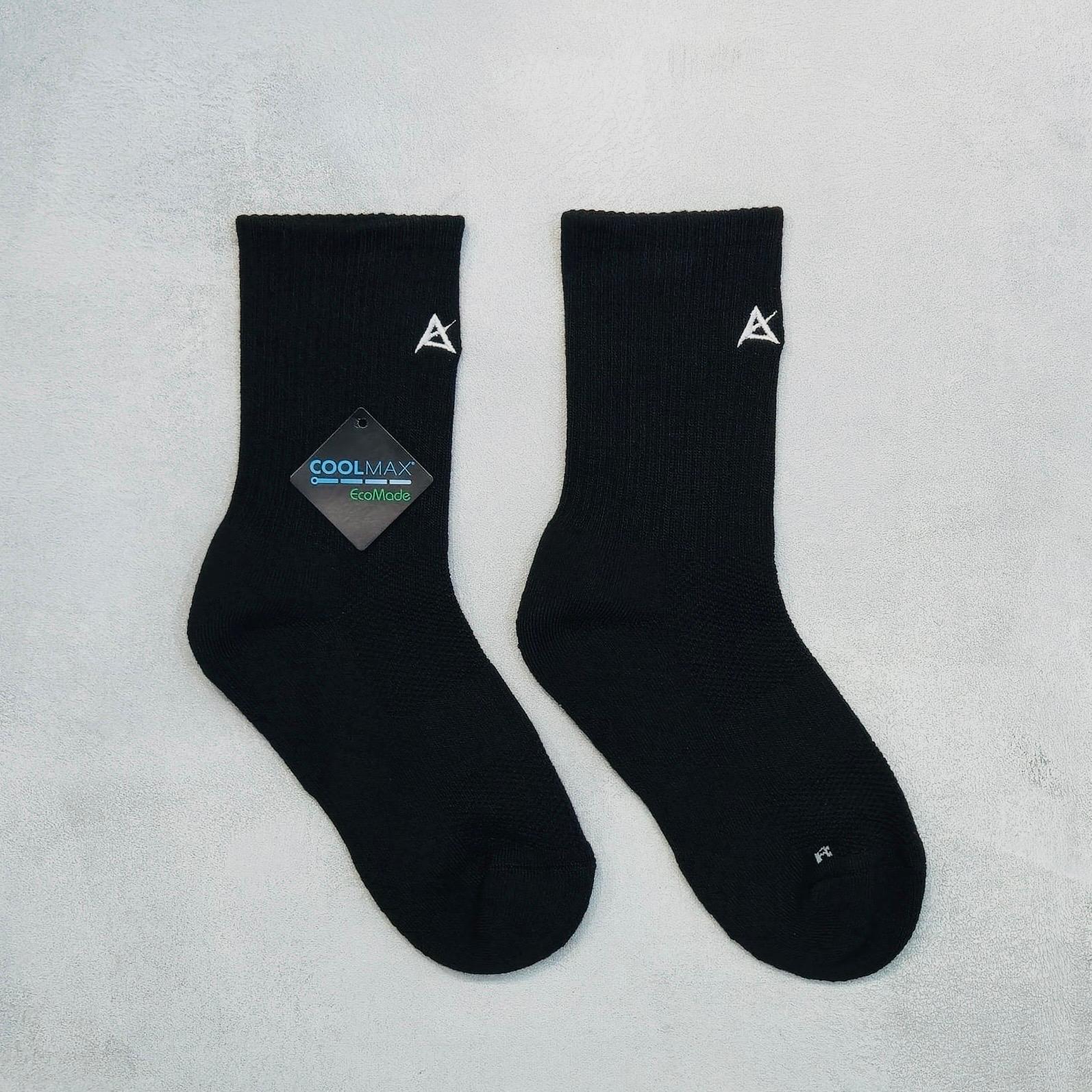 AKIV High-Cut Coolmax Running Socks Unisex | Free Size | Black
AKIV 高筒Coolmax跑步襪男女款 | 均碼 | 黑色