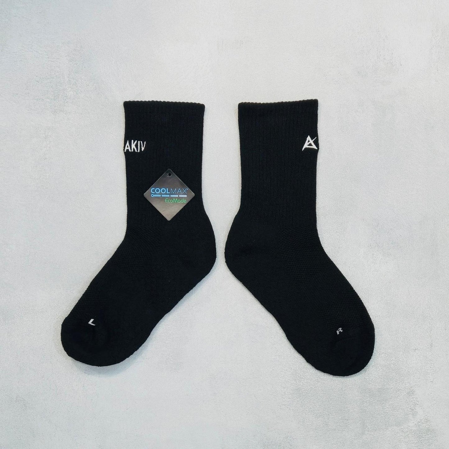 AKIV High-Cut Coolmax Running Socks Unisex | Free Size | Black
AKIV 高筒Coolmax跑步襪男女款 | 均碼 | 黑色
