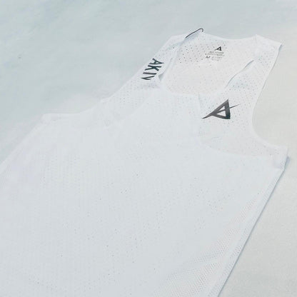 AKIV Elite White Singlet Unisex | Black A
AKIV 精英白色比賽背心男女款 | 黑色A版