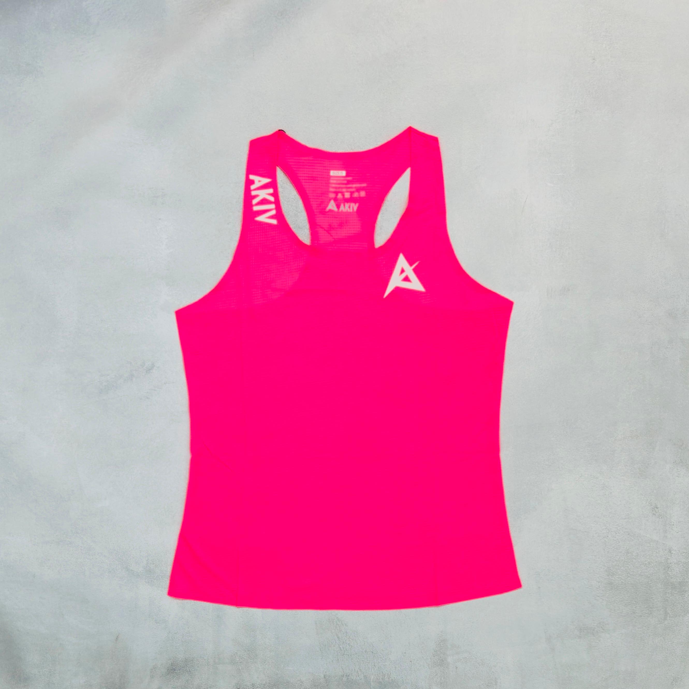 AKIV Racing Singlet Junior Kids | Fluorescent Pink
AKIV 比賽背心中童 | 螢光粉