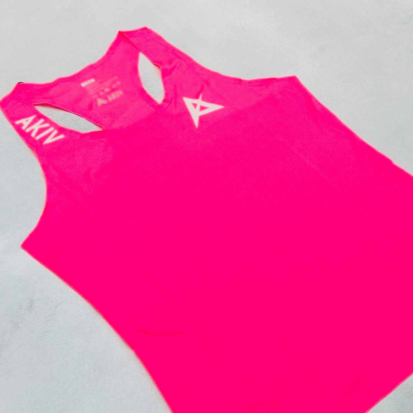 AKIV Racing Singlet Junior Kids | Fluorescent Pink
AKIV 比賽背心中童 | 螢光粉