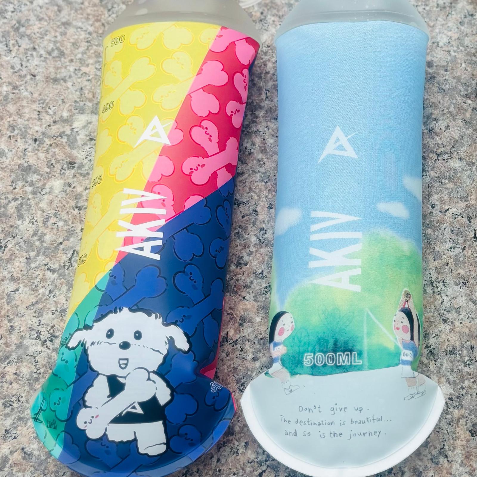 AKIV Soft Water Flask 500ml | Foldable | Little Half
AKIV 軟水樽 500ml | 扁身版 | 小半