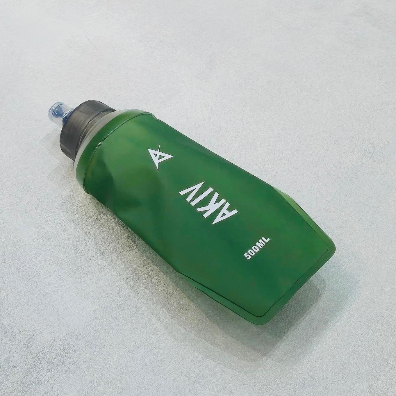 AKIV Wide Opening Soft Water Flask 500ml  | Foldable | Earth Green
AKIV 闊口徑軟水樽 500ml | 扁身版 | 大地綠色