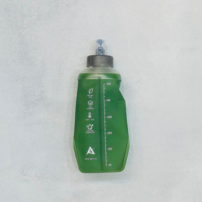AKIV Wide Opening Soft Water Flask 500ml  | Foldable | Earth Green
AKIV 闊口徑軟水樽 500ml | 扁身版 | 大地綠色
