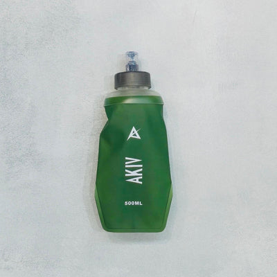 AKIV Wide Opening Soft Water Flask 500ml  | Foldable | Earth Green
AKIV 闊口徑軟水樽 500ml | 扁身版 | 大地綠色