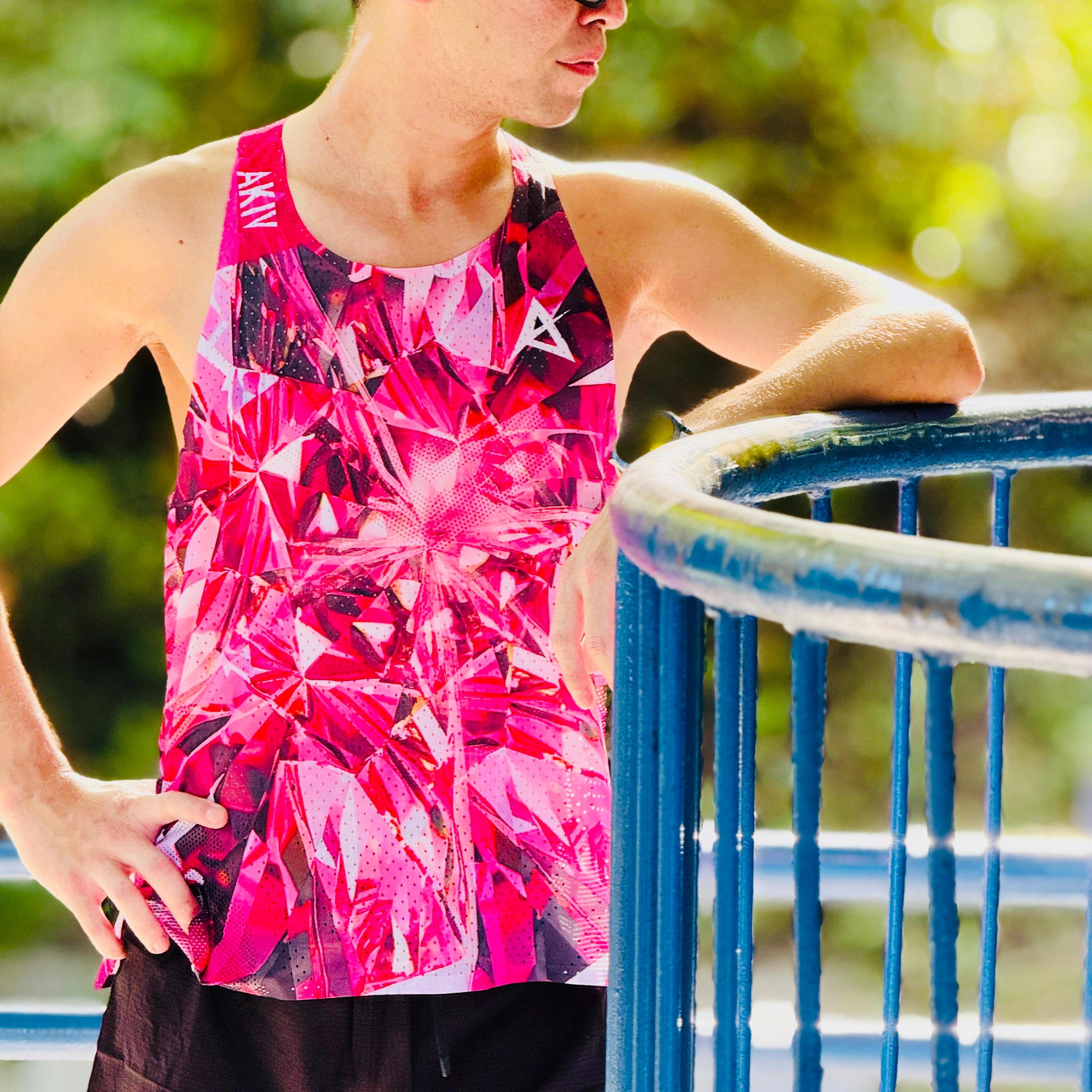 AKIV Elite Singlet Unisex | Pink Diamond
AKIV 精英比賽背心男女款 | 粉鑽