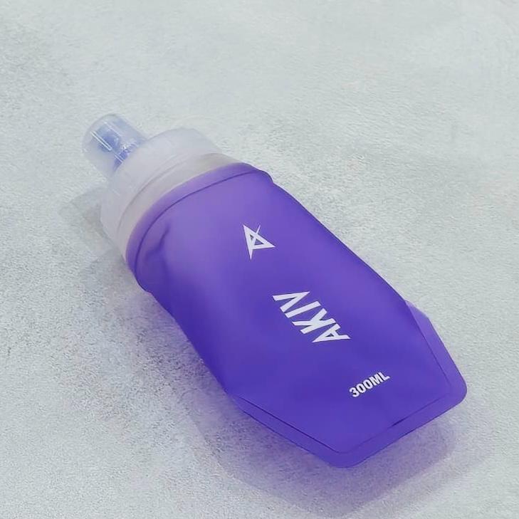 AKIV Wide Opening Soft Water Flask 300ml  | Foldable | Purple
AKIV 闊口徑軟水樽 300ml | 扁身版 | 紫色