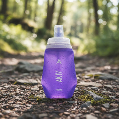 AKIV Wide Opening Soft Water Flask 300ml  | Foldable | Purple
AKIV 闊口徑軟水樽 300ml | 扁身版 | 紫色