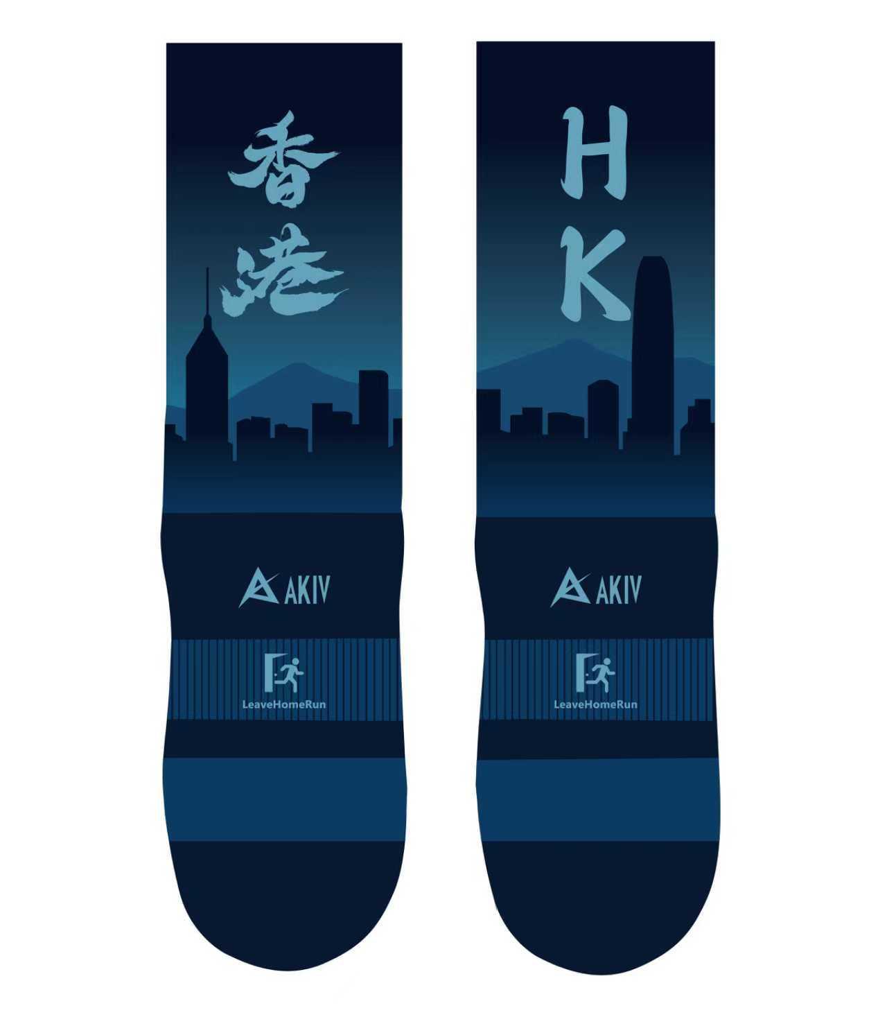 預購 | AKIV x LeaveHomeRun 高筒輕氣墊跑步襪男女款 | 均碼
