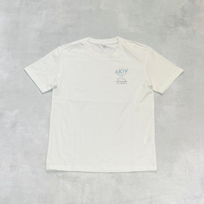 AKIV Cotton White T-Shirt Unisex | Stretch | Bling Logo
AKIV 棉質休閒款白色短袖T恤 | 伸展款 | 閃亮 Logo