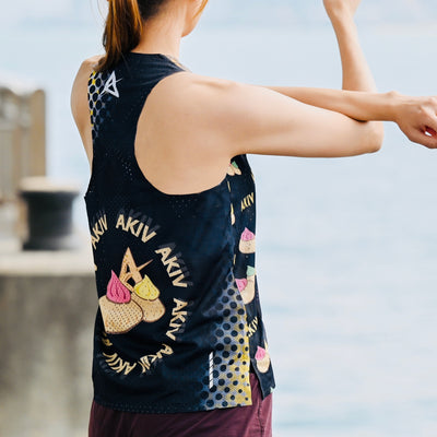 AKIV Elite Singlet Unisex | Iced Gem Biscuits