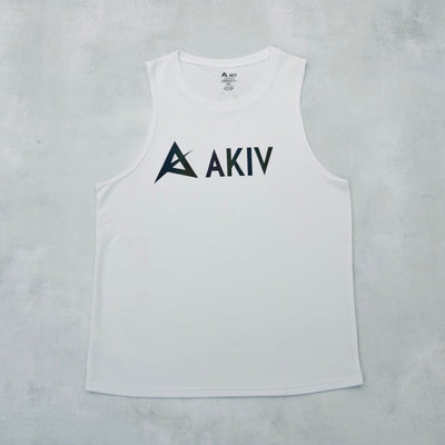 AKIV Ultralight Tank Top Unisex | White 
AKIV 超輕訓練無袖背心男女款 | 白色