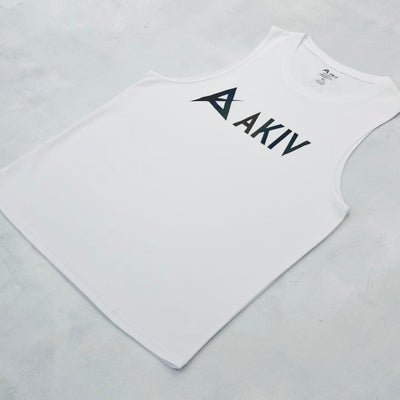 AKIV Ultralight Tank Top Unisex | White 
AKIV 超輕訓練無袖背心男女款 | 白色