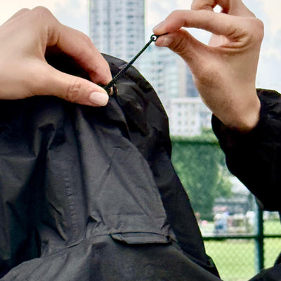 AKIV 雲跡 20K 機能收納式風褸男女款 | 黑色