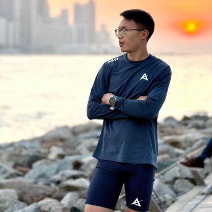 AKIV Classic Training Tights Unisex | Dark Blue
AKIV 經典訓練緊身褲男女款 | 深藍色