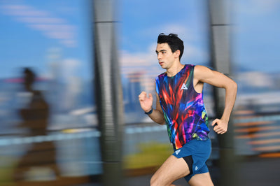 AKIV 2合1多功能跑步褲男女款 | 平腳內膽版 | 藍色