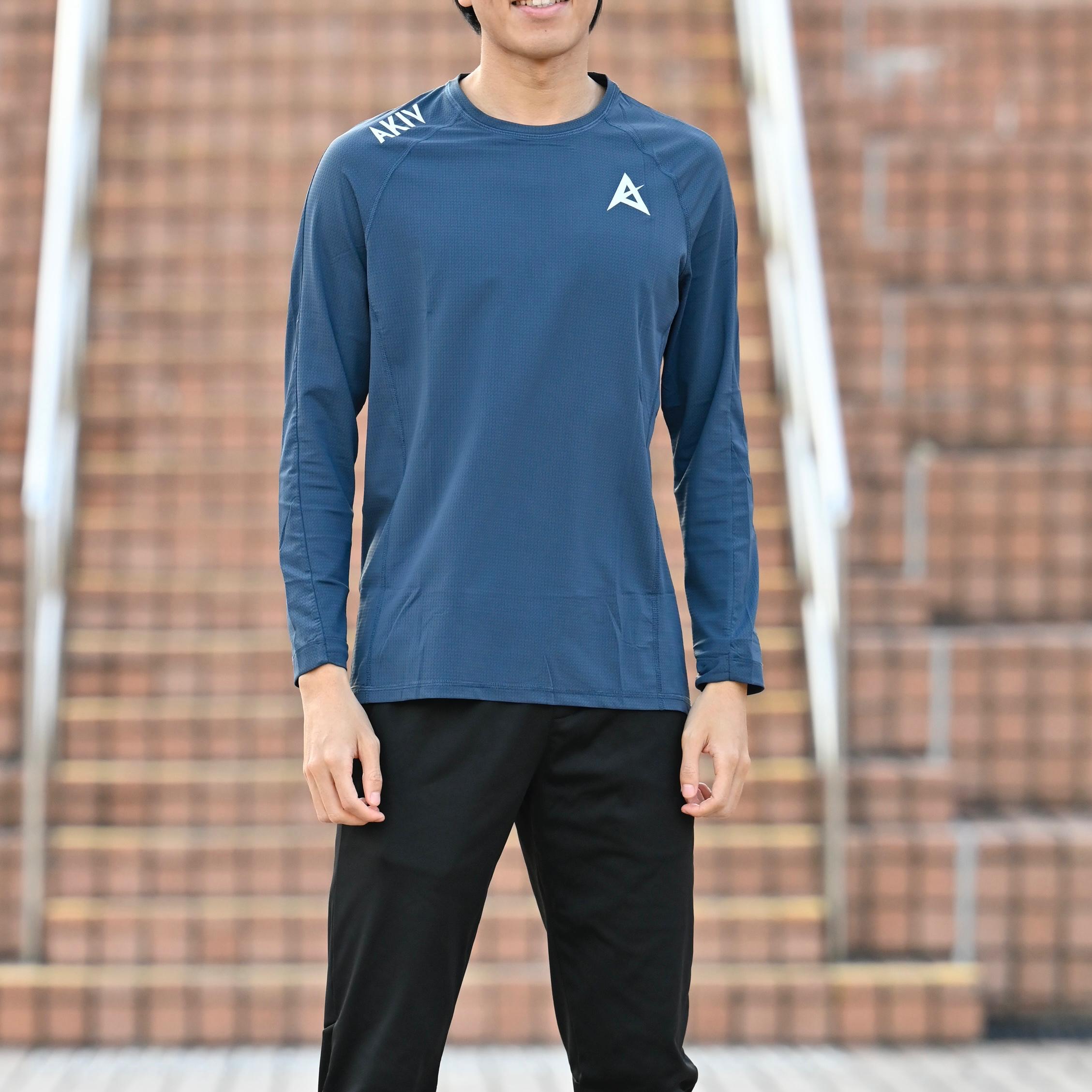 AKIV Running Thin Style Long Sleeves Tee Unisex | Blue
AKIV 跑步薄款長袖T恤男女款 | 藍色
